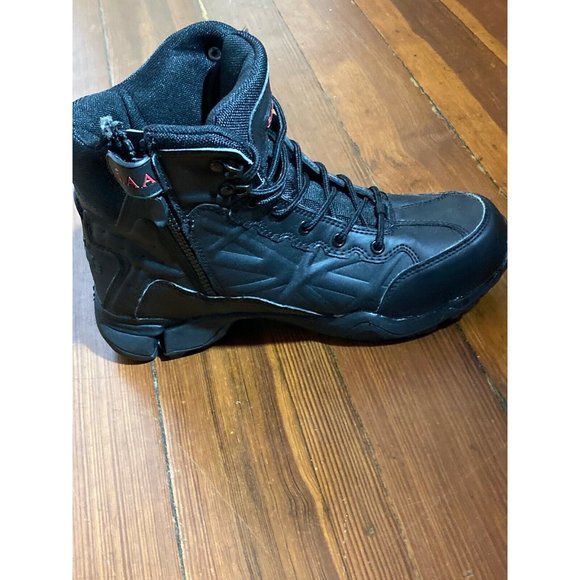 5.AA Military Tactical Low Top Ankle Black Boots Size  EU 42 US 8 - Picture 6 of 7